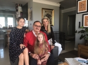 Visiting granddaughters, Sept. 2017