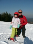 Skiing with Grandpa, March 2011 