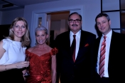 With Pierre Detry, Nestle Polska CEO, and his wife at the Christmas Dinner at Nestle Poland, Dec. 2011 