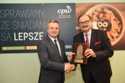 With Mikolaj Bogdanowicz, the Kuyavian-Pomeranian Voivode at the review of 2017 in CPP, Dec. 2017