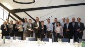 Wspólna kolacja z Davidem Clarkiem, prezesem CPW, Toruń, styczeń 2019